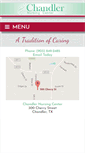 Mobile Screenshot of chandlernursingcenter.com